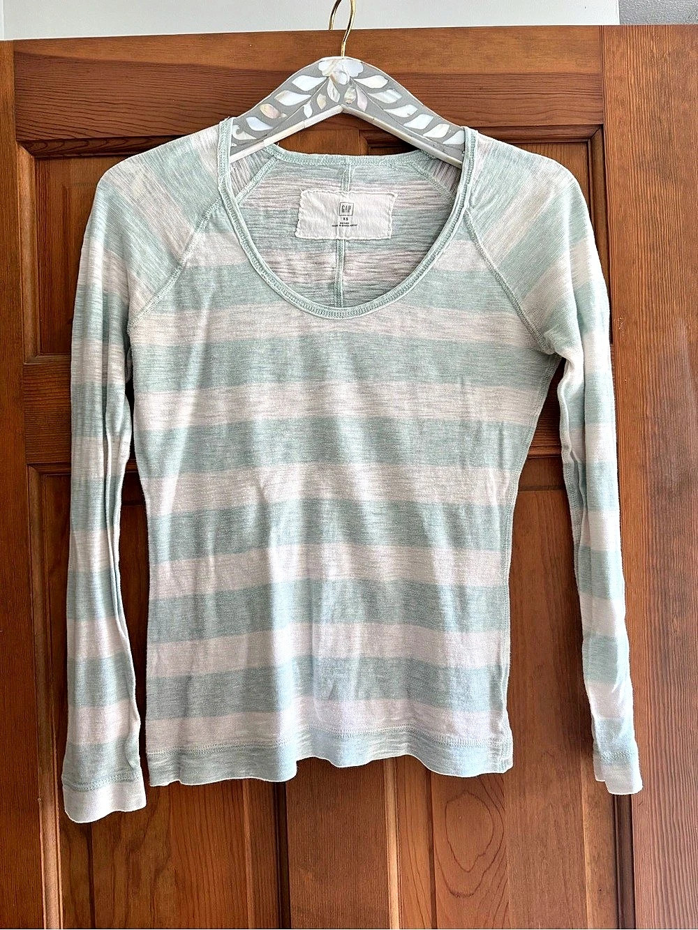 Gap Striped Long Sleeve Tee XS